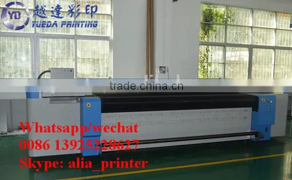 the Latest Industrial Roll UV Printer, Hybrid uv Eco Solvent Printer Fast Speed Over 100sqm/h photo-6
