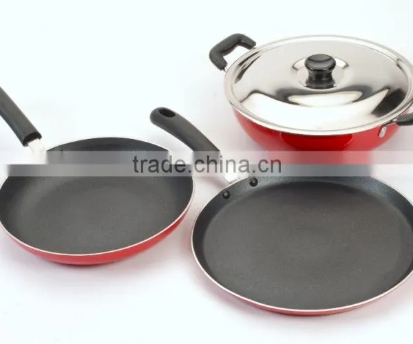 SGS/LFGB/FDA/DGCCRF 4PCS NON-STICK COATING COOKWARE SET