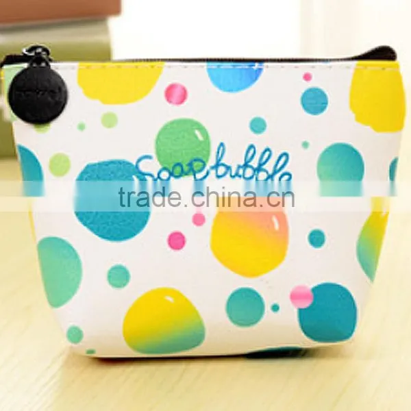 Hot Sale Color Printing PU Leather Coin Purse China Factory photo-2