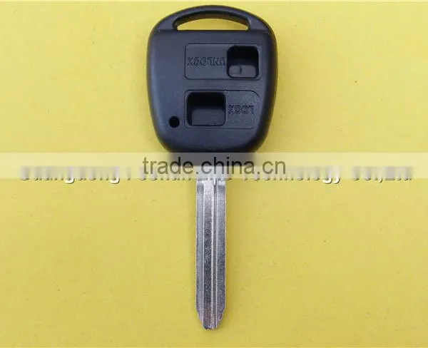 2 Button Keyless Replacement Remote Key Shell Case Fob for Toyota Car Key TOY43 Blade photo-2