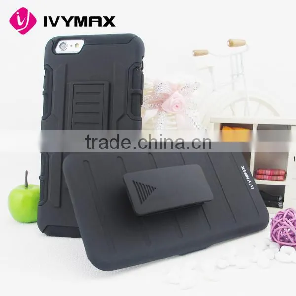 Robot Series Shockproof Hybrid Armored Case for Iphone 6S Plus Black Blue Purple photo-3