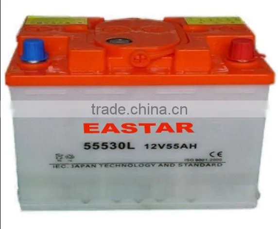 Maintenance Free Car Battery MF DIN55 12V Truck Battery photo-4
