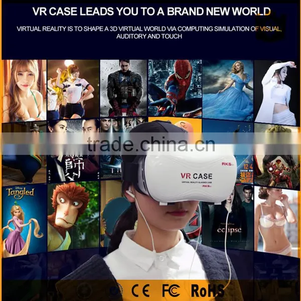 Plastic 3d Glasses vr Headset With Head Strap for Mobile Phone Quality Choice photo-5