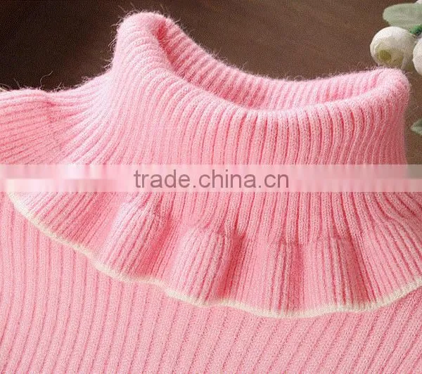 2016 Spring Girls Rib Cotton Spandex Shirt photo-3