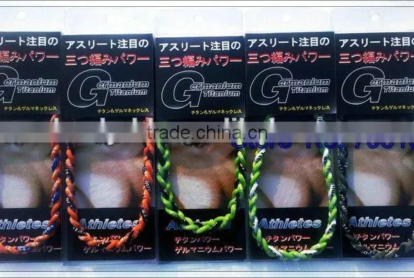 2015 Braided Rope Custom Titanium Baseball Necklace photo-3