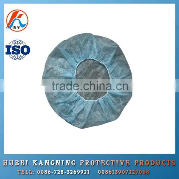 Custom Disposable Head Nonwoven Cap for Food Factory