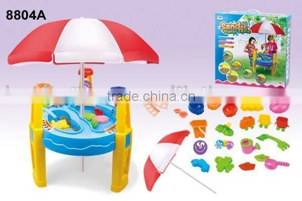 Plastic Muti-functional Outdoor Table With Umbrella photo-2