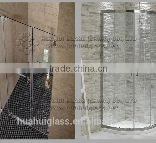 High Quality Diamoned Toughen Glass Shower Corner photo-2