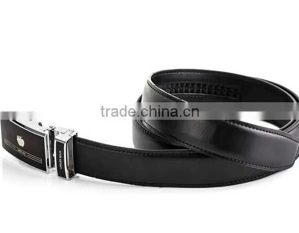 Experienced Factory 2016 New Arrival Custom Fitted Simple Style Premium Quality Mens Black Belt photo-2