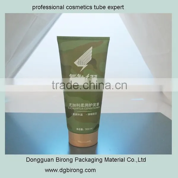 300ml Large Diameter Conditioner Laminated Tube With Flip Top Cap
