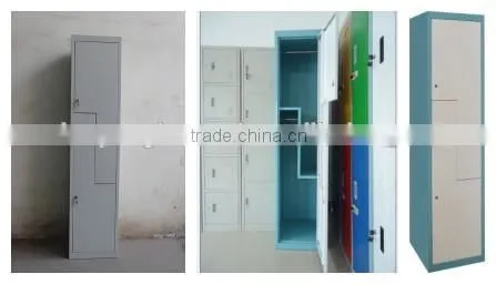 Modern Design KD Steel Z-Type Wardrobe Locker for Home