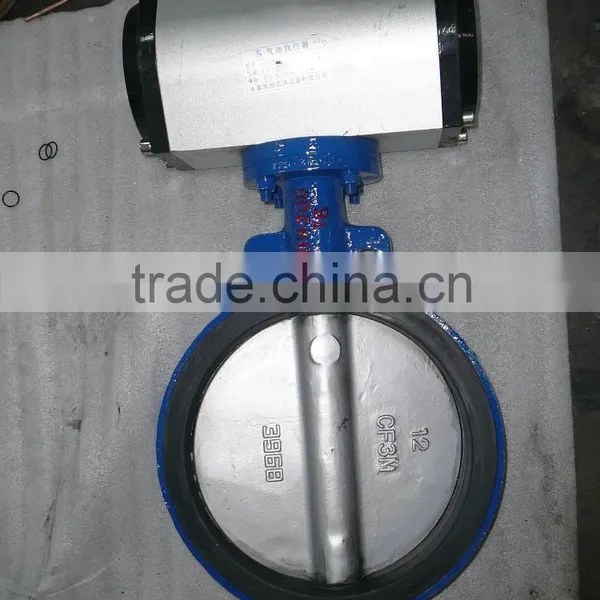 Electric Butterfly Valves ( DN25~DN500 Wafer Type Double Half Shaft Butterfly Valve Epdm Seat Electric Actuator Butterfly Valve photo-5