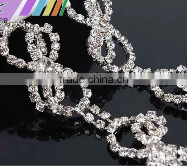 Bling Bling Fashion Latest Fancy Rhinestone Cup Chian For Garments,bags,shoes Decorations YSC21 photo-3