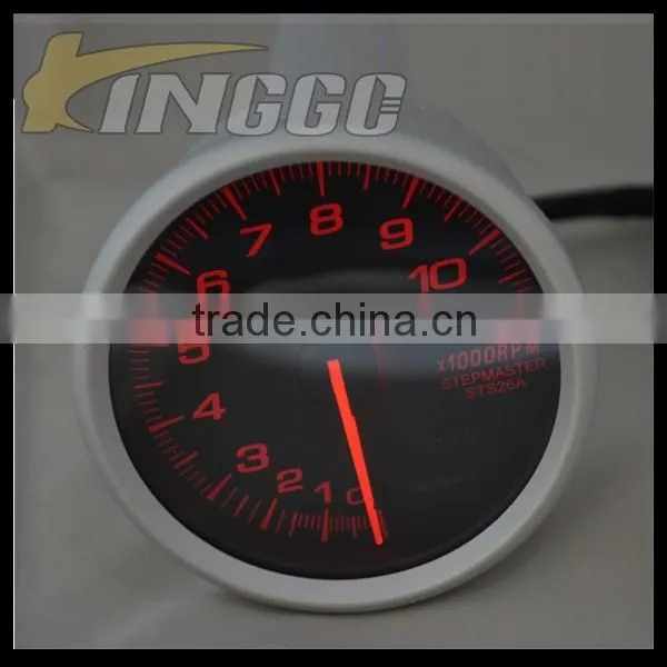 Racing 80MM Car Auto Gauge, Black Universal RPM Auto Meter For Car photo-3