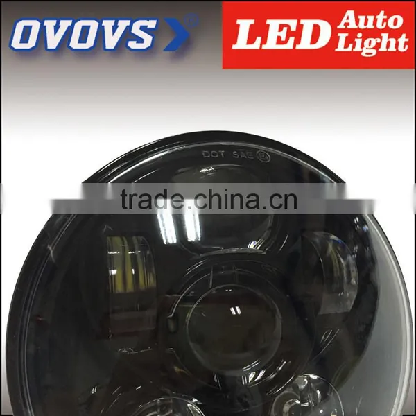 2016 New Product 5.75'' Auto Parts 45w Round Led Motorcycle Headlight for Harl-ey Davi-dson Parts ,jee-p JK JT photo-3
