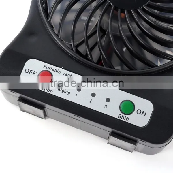2016 Wholesale Handheld Fan With USB Cable Rechargeable Mini Fan photo-3