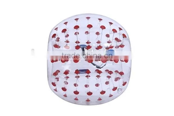 Guangzhou Barry PVC TPU Red Spot Dot Giant Human Bubble Ball photo-3
