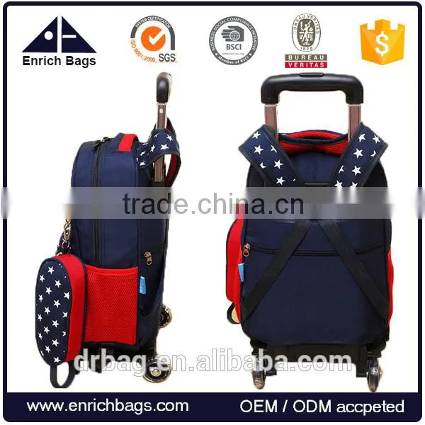 Enrich Cartoon Design Kids Trolley School Bag With Wheel Quality Choice Most Popular photo-5