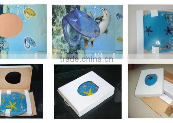 Sanitary Bathroom Poly Resin Color Chinese Slowly Down Toilet Cover photo-6