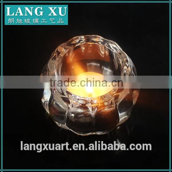 LX-Z261crystal Glass Pumpkin Candle Holder for Tealight photo-2