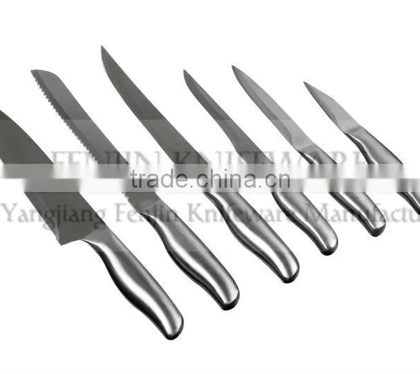 6-pcs Hollow Handle Stainless Steel Kitchen Knife photo-2
