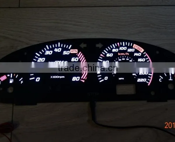 High brightness & Good quality EL glow Car gauge/ EL glow auto gauge / EL glow Car Meter
