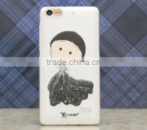 TPU PC UV Printing Gril Image For HuaWei Honor 4C photo-3
