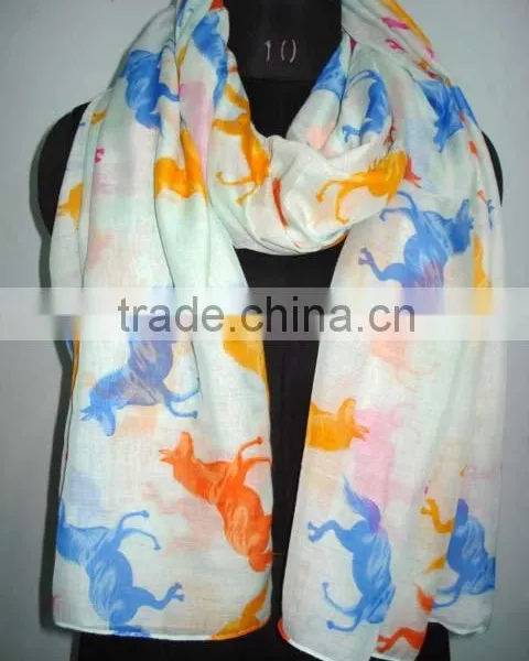 COTTON PRINTED SCARF 2014 photo-3