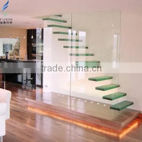 Glass Stairs With Architectural Glass photo-3