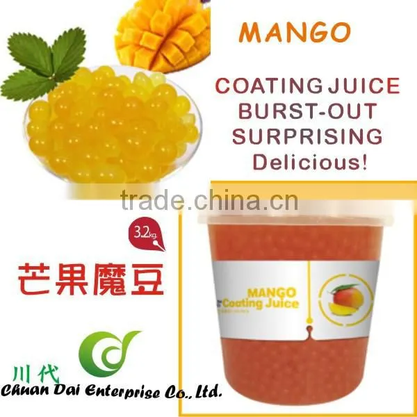 Taiwan Bubble Tea Mango Coating Juice Boba