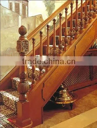 Elegant Solid Wood Stairs