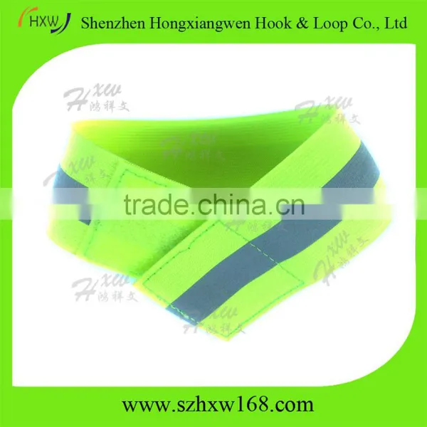 Running Ankle Bands Bike Gear Neon Green Reflective Arm Bands photo-4
