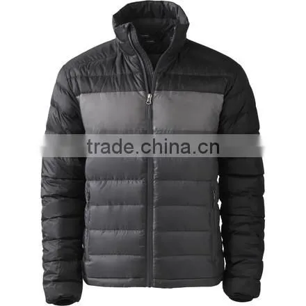 Mens Custom Brand Printed Logo Insulated Down Jacket
