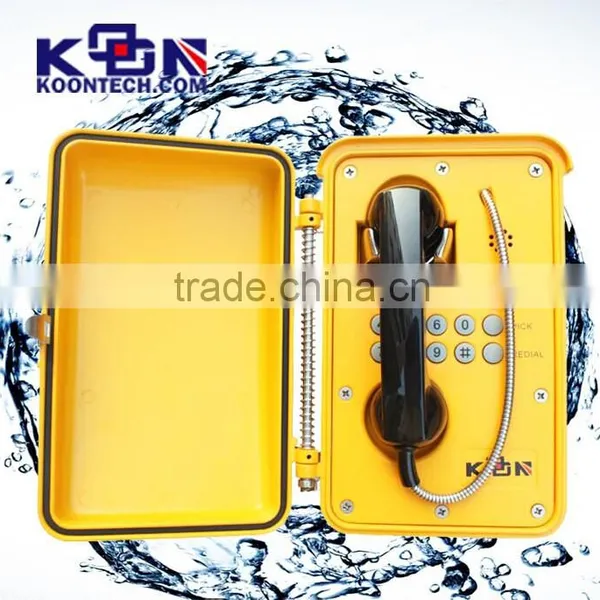 Koontech KNSP-01 Manufacture IP66 Waterproof Emergency Telephone GSM WirelessTelephone, Industrial Emergency Telephone photo-3