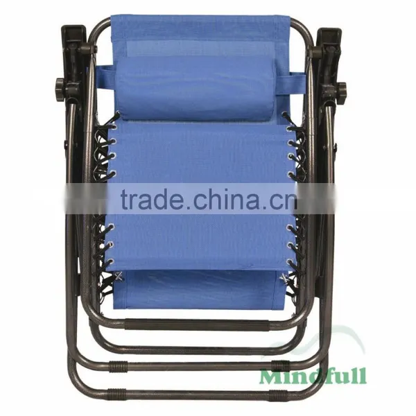 Steel Frame Zero Gravity Chair Portable Reclining Chair With Pillow photo-3