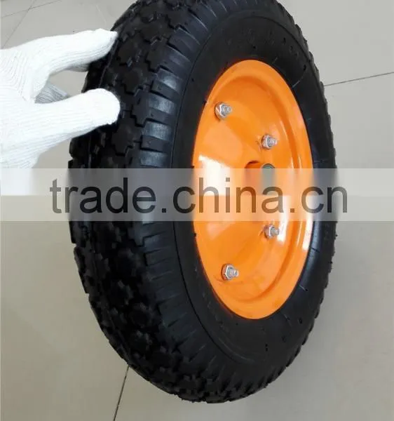 Turkey Market 14 Inch Wheelbarrow Rubber Wheel 3.50-8 photo-2