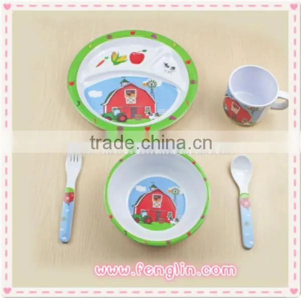 Best Selling Cheap Various Melamine Baby Tableware photo-2