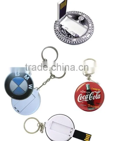 Flash Drive Usb Card Pendrive, Flip Card Usb Flash Drive With Keychain, Promotion Thumbdrive Usb Card With Full Color Printing photo-5