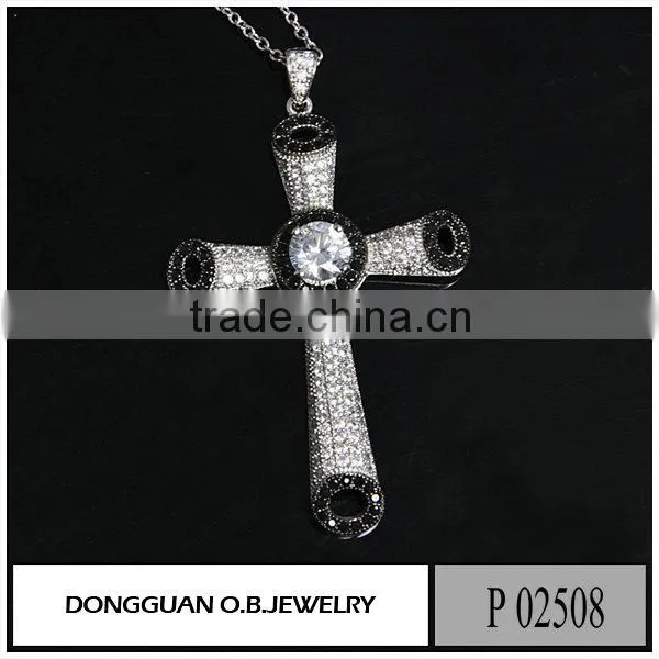 Hot Selling Artificial Diamond Clear Zircon Exquisite Pendant photo-5