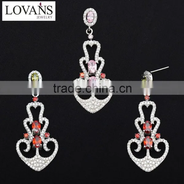 Wedding Jewellery Designs Micro Pave Jewelry 96 Innovative Products For Import TZ-0208 photo-6