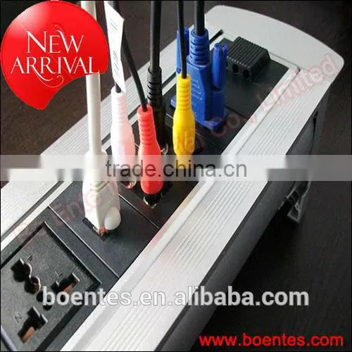 Motorized Cable Cubby/Electric Desktop Socket/Automatic Tabletop Socket photo-3