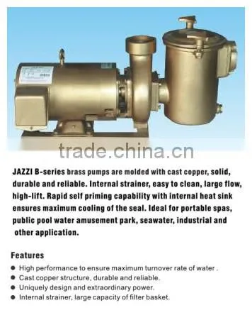 JAZZI Reliable Durable Water Pump Corrosion Hydraulics Resistance 030801-030802 photo-2