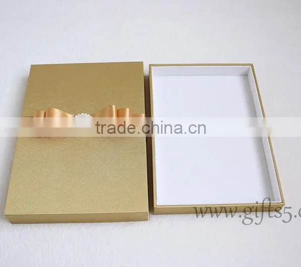 Beautiful Gold Wedding Invitation Favour Gift Boxes For Best Chocolate Packaging photo-6