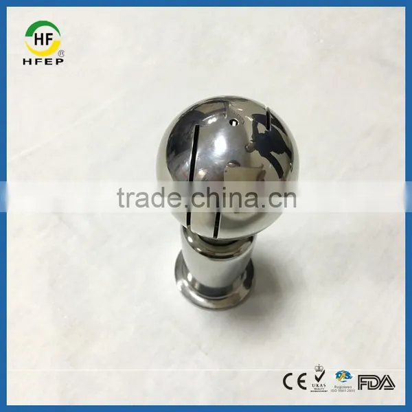 Sanitary Stainless Steel Rotary Scourer Cleaning Water Spray Nozzle