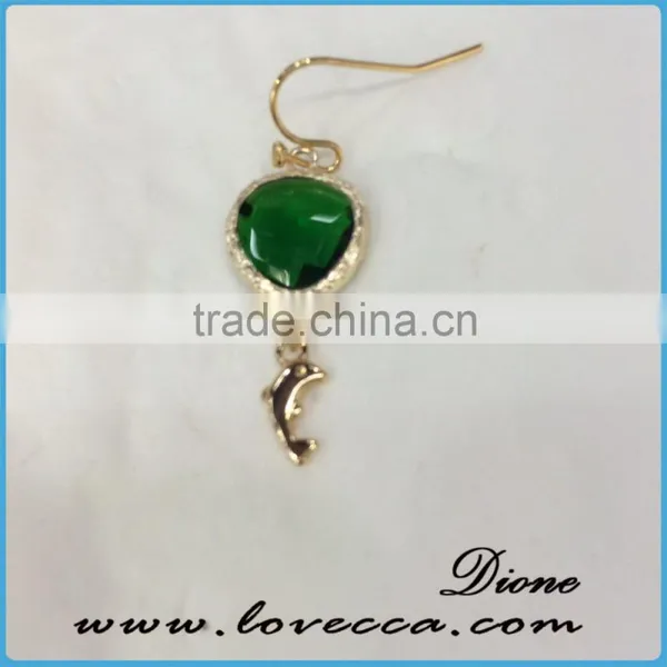 Summer Fashion Women Styles Europe and America Teardrops Stones Earrings photo-6