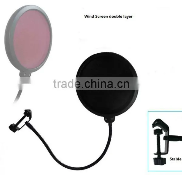 Wind Screen Filter Mesh for Microphone Two Layer Flexible Tube photo-2