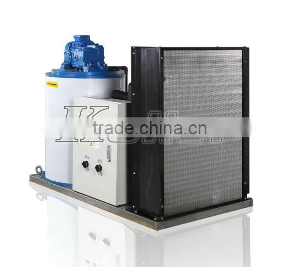 2016 New Design 1ton/day Flake Dry Ice Machine With Ice Bin for Fishing Equipment KP10 photo-3