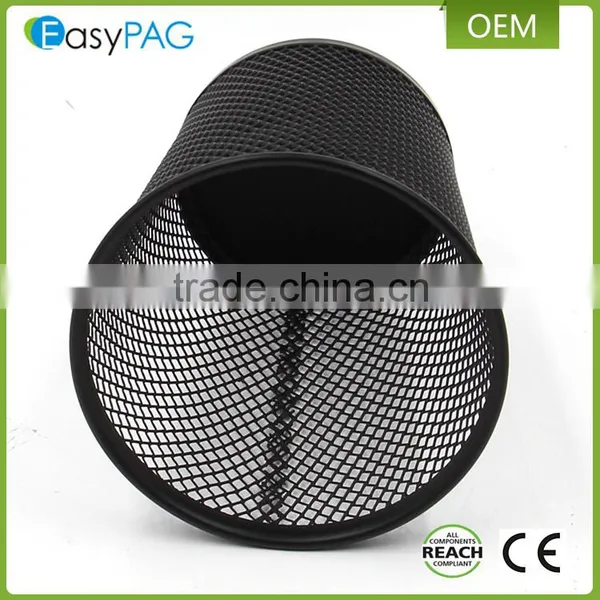 Wholesale Factory Personalized Metal Mesh Desktop Pen Holder photo-2