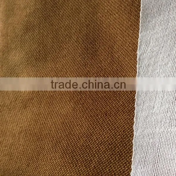 100%polyester Burnt-out Velboa Knitting Sofa Fabric Bonding With TC photo-4