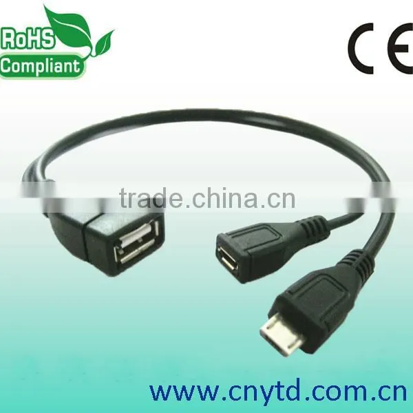 Different Styles V2.0 Usb Cable Usb Splitter Cable 2 Female 1 Male photo-2